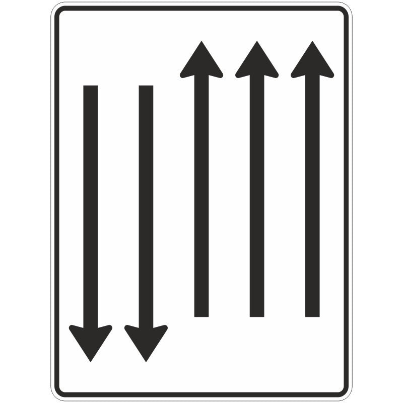 Verkehrszeichen 522-34 „Fahrstreifentafel“ - VZ 522-34