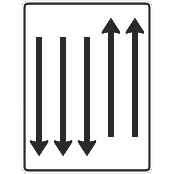Verkehrszeichen 522-35 „Fahrstreifentafel“ - VZ 522-35