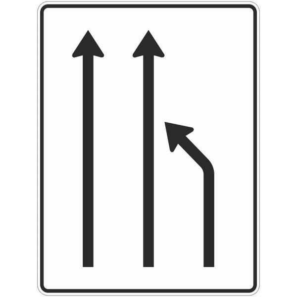 Verkehrszeichen 531-11 „Einengungstafel“ - VZ 531-11