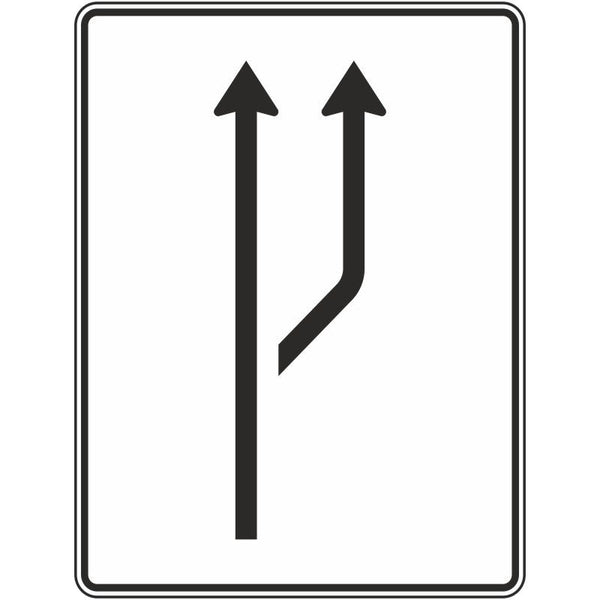 Verkehrszeichen 541-20 „Aufweitungstafel“ - VZ 541-20