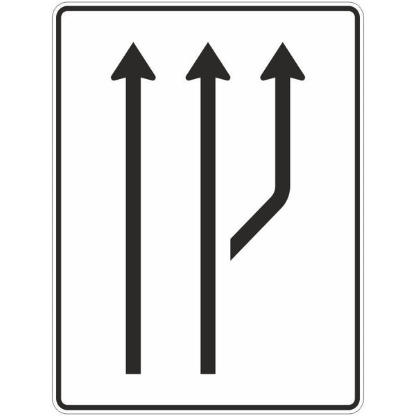 Verkehrszeichen 541-21 „Aufweitungstafel“ - VZ 541-21