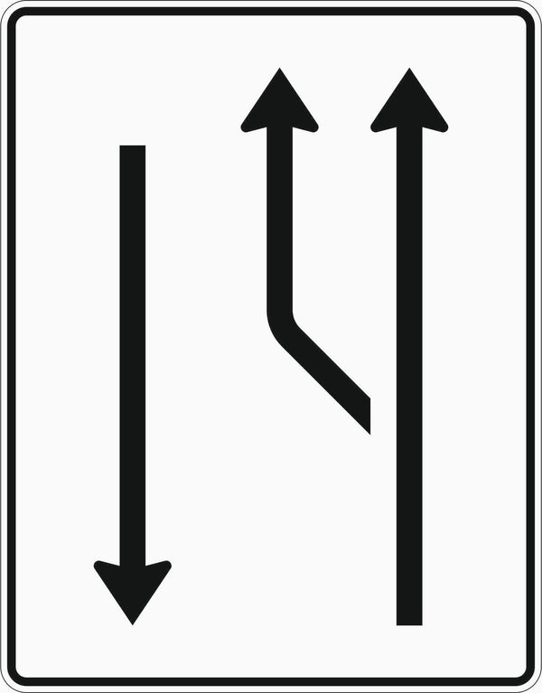 Verkehrszeichen 542-10 „Aufweitungstafel“ - VZ 542-10