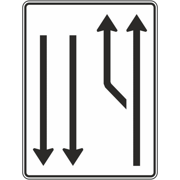 Verkehrszeichen 542-11 „Aufweitungstafel“ - VZ 542-11