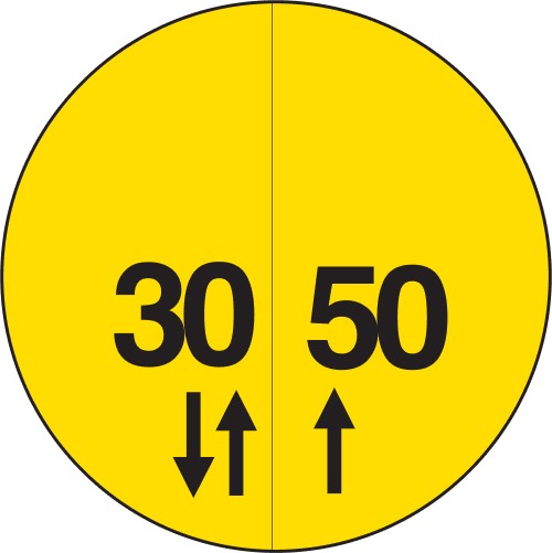 Militärische Tragfähigkeitszeichen an Brücken (Nato-Brückenschild) - Nr. Br. 3