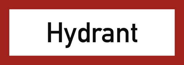 Hinweisschild Brandschutz: Hydrant