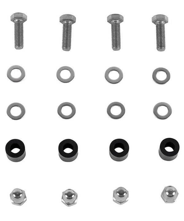 Zubehörset für Schildbefestigung (Facette), einseitige Befestigung