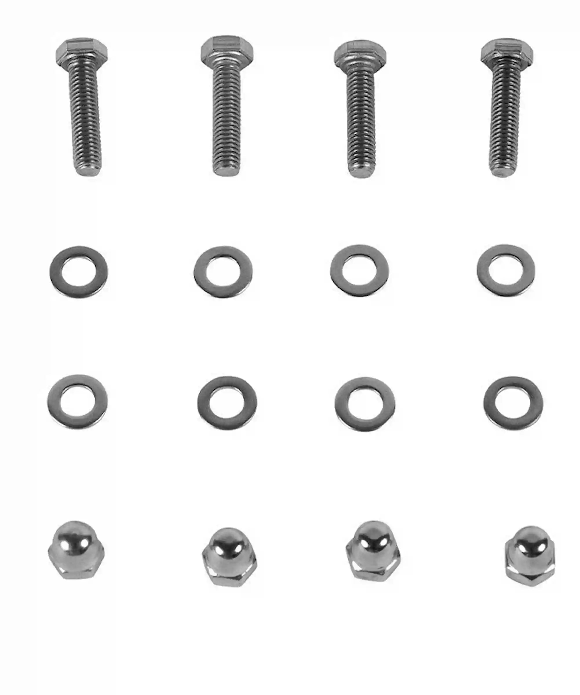 Zubehörset für Schildbefestigung (gewölbt), doppelseitige Befestigung